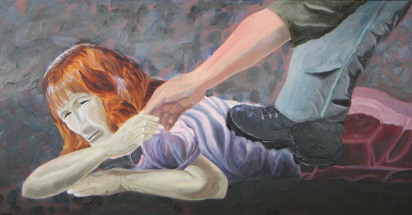 Illusions, contemporary oil painting by Ellert Art